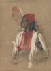 Studie för rökaren - John Frederick Lewis — vy av konstverket