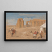 Le Ramesseum à Thèbes - John Frederick Lewis — inramlat konstverk på väggen