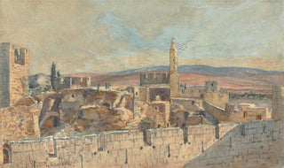 John Fullylove - View of the Old City of Jerusalem.webp