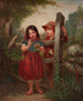 Le Bouquet - John George Brown — vy av konstverket