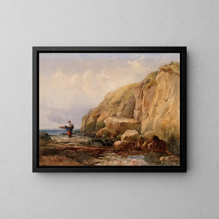 John Henry Mole - A Girl Gathering Shellfish.webp