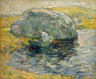 En sommardag - John Henry Twachtman — vy av konstverket