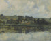 fransk flodscen - John Henry Twachtman — vy av konstverket