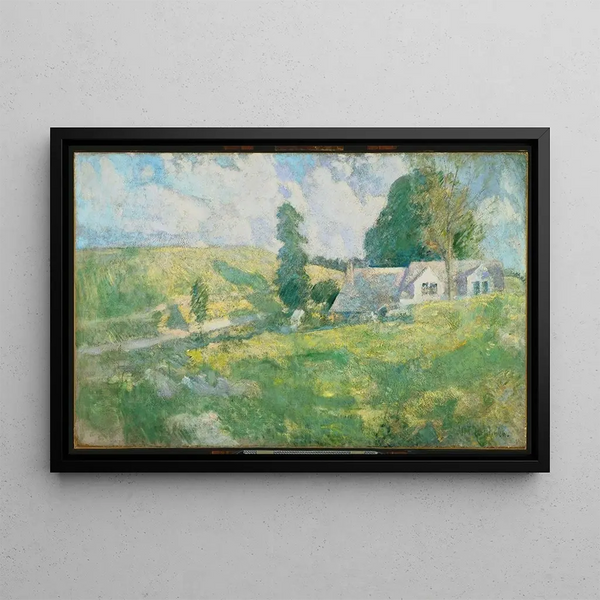 Sommar - John Henry Twachtman — inramlat konstverk på väggen