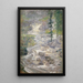 La source de l'arc-en-ciel - John Henry Twachtman — inramlat konstverk på väggen