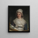 Mme Richard Bache Sarah Franklin 1743-1808 - John Hoppner — inramlat konstverk på väggen