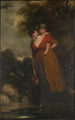 Madame Richard Brinsley Sheridan Hester Jane Ogle 1775-1817 och hennes son - John Hoppner — vy av konstverket