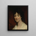 Porträtt av Lady Cavendish - John Hoppner — inramlat konstverk på väggen