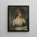 Portrait av en kvinna - John Hoppner — inramlat konstverk på väggen