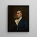 Portrait av en man - John Hoppner — inramlat konstverk på väggen