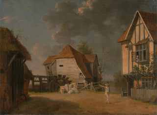 En scen från La Servante du moulin - John Inigo Richards — vy av konstverket