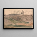 Figures sur une berge Kensington Gravel Pits - John Linnell — inramlat konstverk på väggen