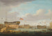 Launch Day vid den Orientaliska Indiensterminalen Blackwall vid Themsen - John Lynn — vy av konstverket