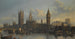 Le Palais de Westminster depuis la Tamise - John MacVicar Anderson — vy av konstverket