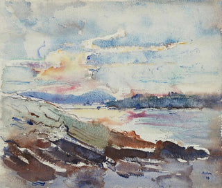West Point, Maine - John Marin — vy av konstverket
