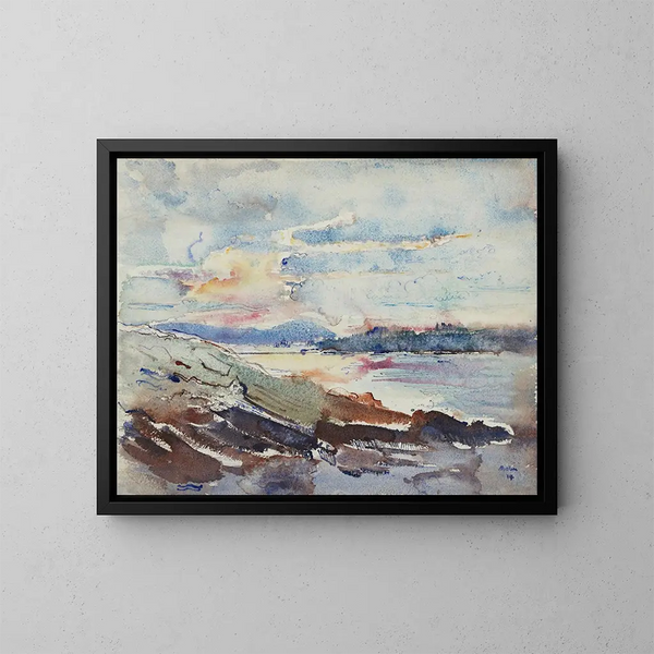 West Point, Maine - John Marin — inramlat konstverk på väggen