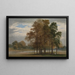 Hyde Park - John Martin — inramlat konstverk på väggen