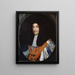 Charles II - John Michael Wright — inramlat konstverk på väggen