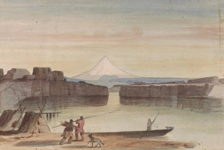 John Mix Stanley - Dalles of Mt Columbia Looking Westward.webp