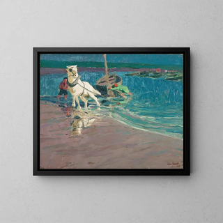 John Noble - The White Horse Horse at the Ford.webp