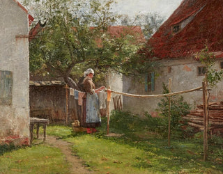 Vårdag i Bayern - John Ottis Adams — vy av konstverket