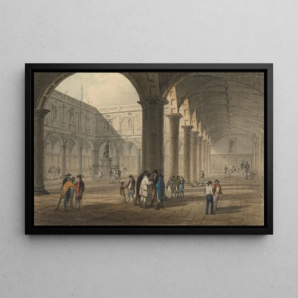 John Preston Neale - The Quadrangle of the Royal Exchange.webp