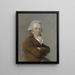 Portrait de Daniel Gardner - John Raphael Smith — inramlat konstverk på väggen