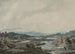 Landskap Italien - John Robert Cozens — vy av konstverket