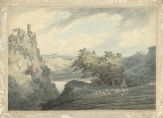 John Robert Cozens - Italian Mountainous Landscape with Lake Nemi.webp