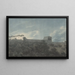 Vue de la Villa Lante sur le Janicule à Rome - John Robert Cozens — inramlat konstverk på väggen