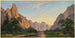 Vallée de Yosemite, vy mot väster - John Ross Key — vy av konstverket