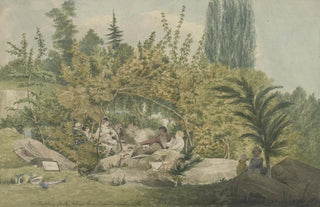 John Rubens Smith - A sketching party taking their repast.webp