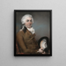 Portrait de George de Ligne Gregory (1740 - 1822) - John Russell — inramlat konstverk på väggen