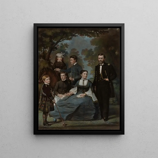 John Sartain - General Grant and His Family.webp