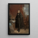 William Henry Harrison - John Sartain — inramlat konstverk på väggen