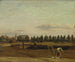 Excavation du canal des Régents avec vue sur la chapelle de Marylebone - John Seguier — vy av konstverket