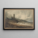 Château d'Aberystwyth - John Sell Cotman — inramlat konstverk på väggen