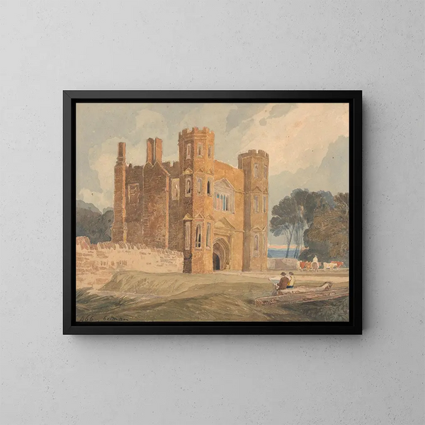 Porte de Saint Marys i Wiggenhall, Norfolk - John Sell Cotman — inramlat konstverk på väggen