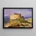 Château de Harlech - John Sell Cotman — inramlat konstverk på väggen