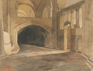 ingången till kapellet för Jesus, Norwich katedral - John Sell Cotman — vy av konstverket