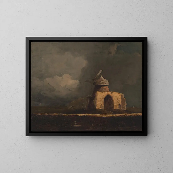 Abbaye de Saint-Bénet - John Sell Cotman — inramlat konstverk på väggen