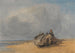 Yarmouth-stränderna, Norfolk - John Sell Cotman — vy av konstverket
