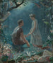 Hermia och Lysander A Midsummer Night's Dream - John Simmons — vy av konstverket