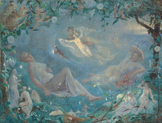 John Simmons - Titania asleep a scene from A Midsummer Nights Dream Act II Scene ii.webp