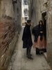 En gata i Venedig - John Singer Sargent — vy av konstverket