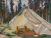 En tält i Klippiga bergen - John Singer Sargent — vy av konstverket