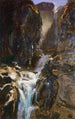 En vattenfall - John Singer Sargent — vy av konstverket