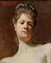 Modell blond - John Singer Sargent — vy av konstverket