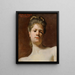 Modell blond - John Singer Sargent — inramlat konstverk på väggen