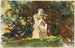 Trädgården i Boboli, Florens - John Singer Sargent — vy av konstverket